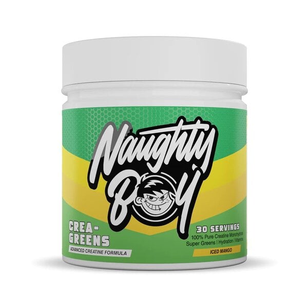 Naughty Boy - Crea-Greens, Iced Mango - 270g