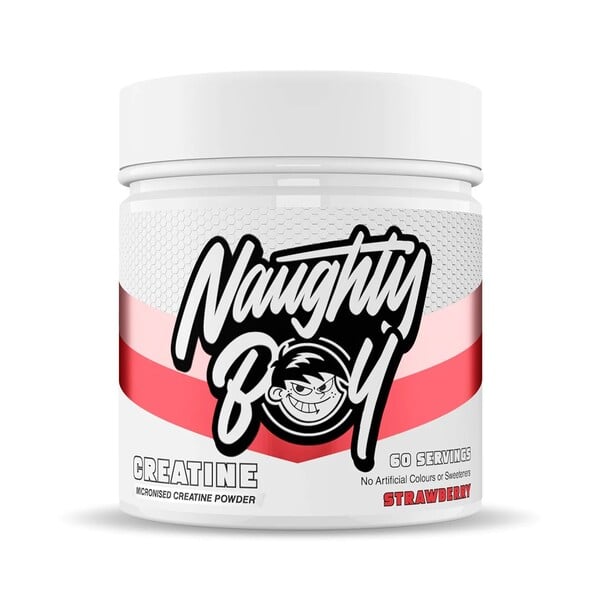 Naughty Boy - Creatine, Strawberry - 300g