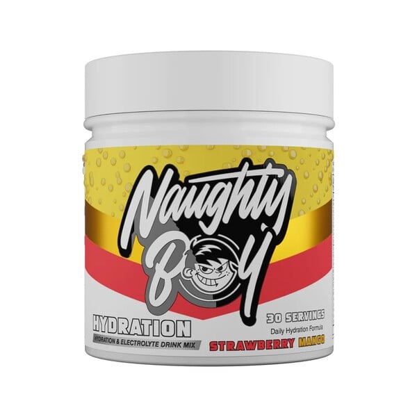 Naughty Boy - Hydration, Strawberry Mango - 255g