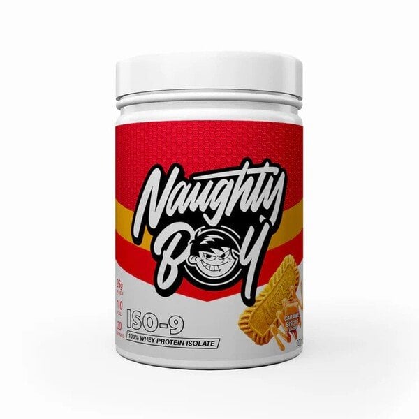 Naughty Boy - Iso-9 Caramel Biscuit 900g