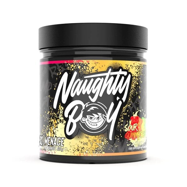 Naughty Boy - Menace VitaCholine + Taurine, Sour Gummy Bears - 420g