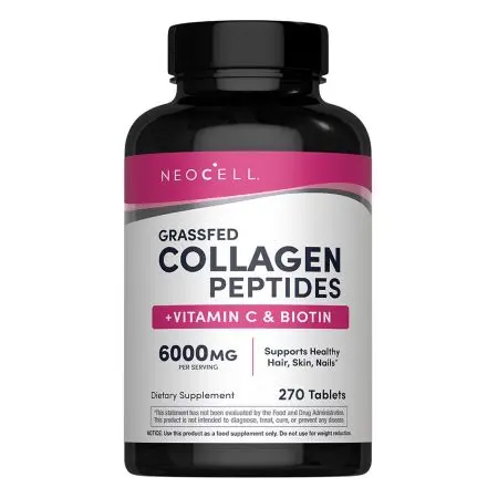 NeoCell - Grassfed Collagen Peptides + Vitamin C & Biotin - 270 tablets