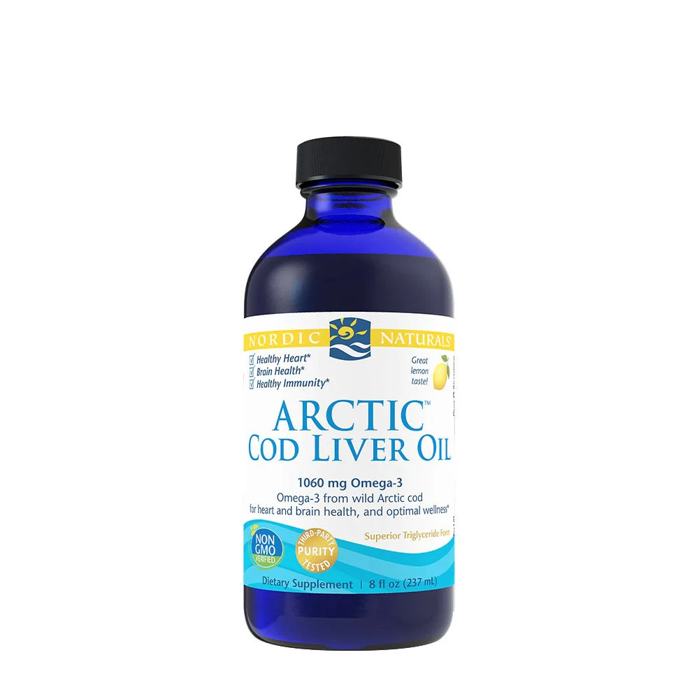 Nordic Naturals - Arctic Cod Liver Oil, 1060mg Lemon - 237 ml.