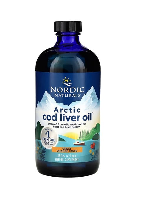 Nordic Naturals - Arctic Cod Liver Oil, 1060mg Orange - 473 ml.