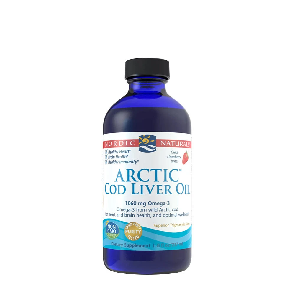 Nordic Naturals - Arctic Cod Liver Oil, 1060mg Strawberry - 237 ml.