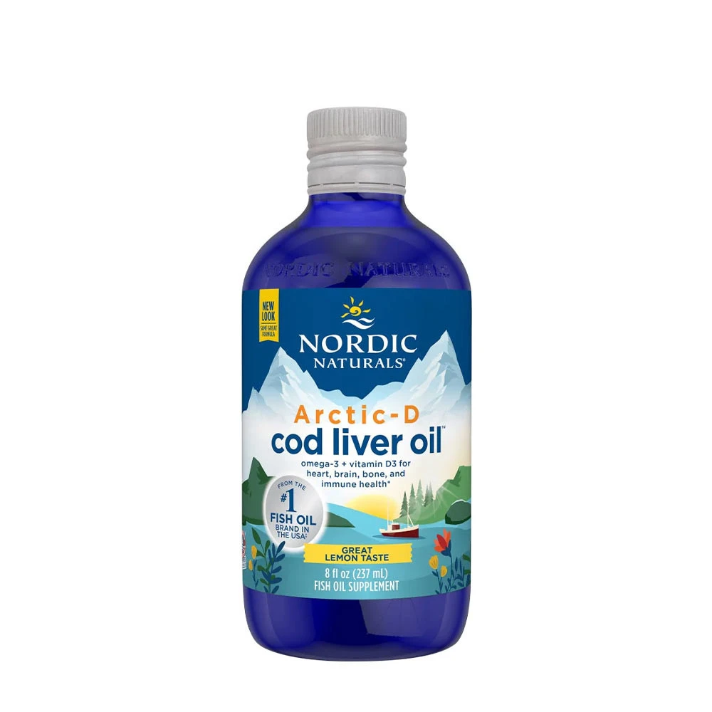 Nordic Naturals - Arctic-D Cod Liver Oil, Lemon - 237 ml.