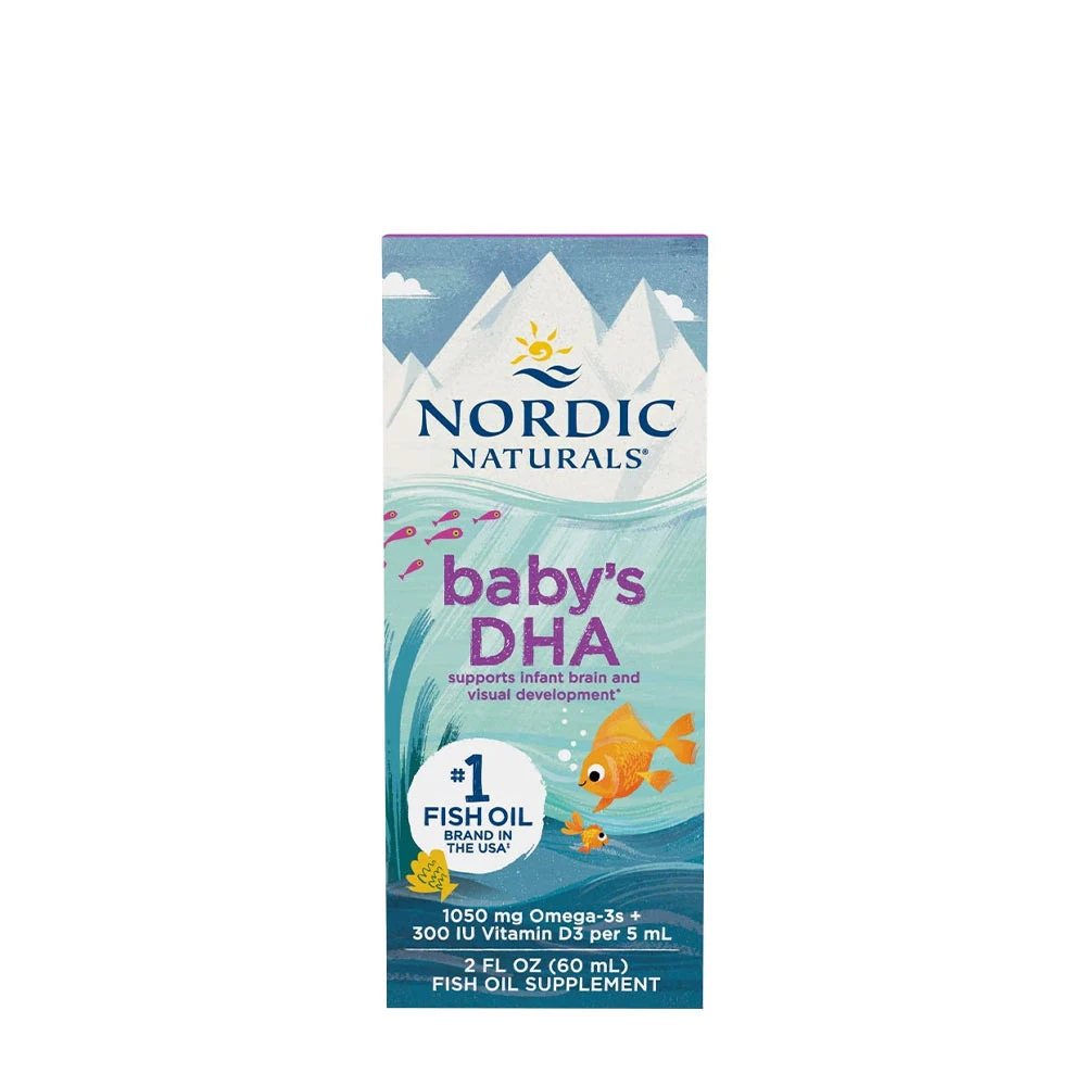 Nordic Naturals - Baby's DHA Fish Oil, 1050mg Omega-3 with Vitamin D3 - 60 ml. billede