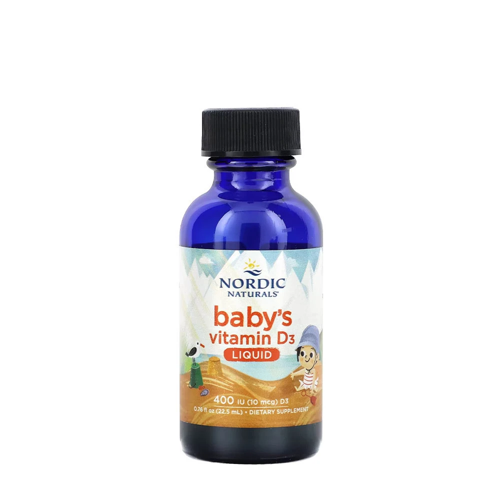 Nordic Naturals - Baby's Vitamin D3, 400 IU - 22.5 ml.