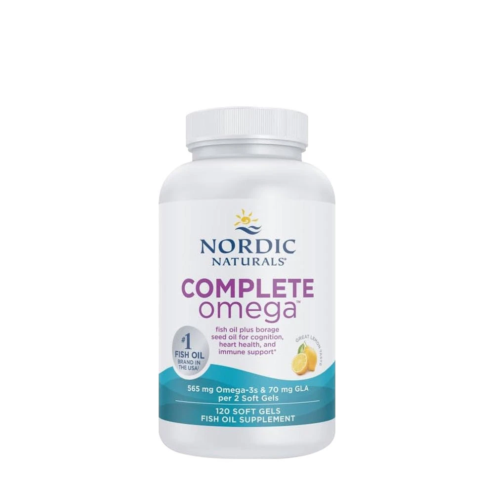 Nordic Naturals - Complete Omega, 565mg Lemon - 120 softgels