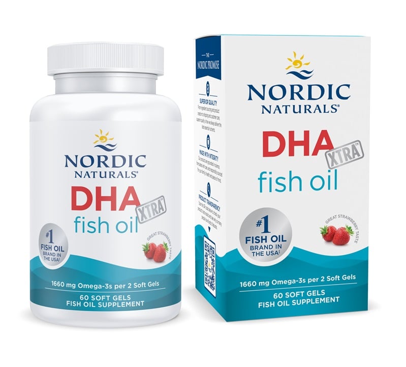 Nordic Naturals - DHA Xtra, 1660mg Strawberry - 60 softgels