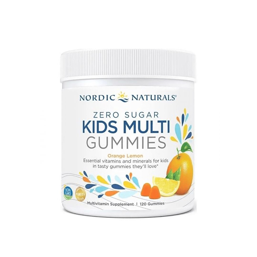 Nordic Naturals - Kids Multi Zero Sugar, Orange Lemon - 120 gummies