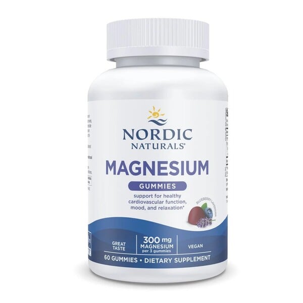 Nordic Naturals - Magnesium Gummies, Blueberry Lavender - 60 gummies