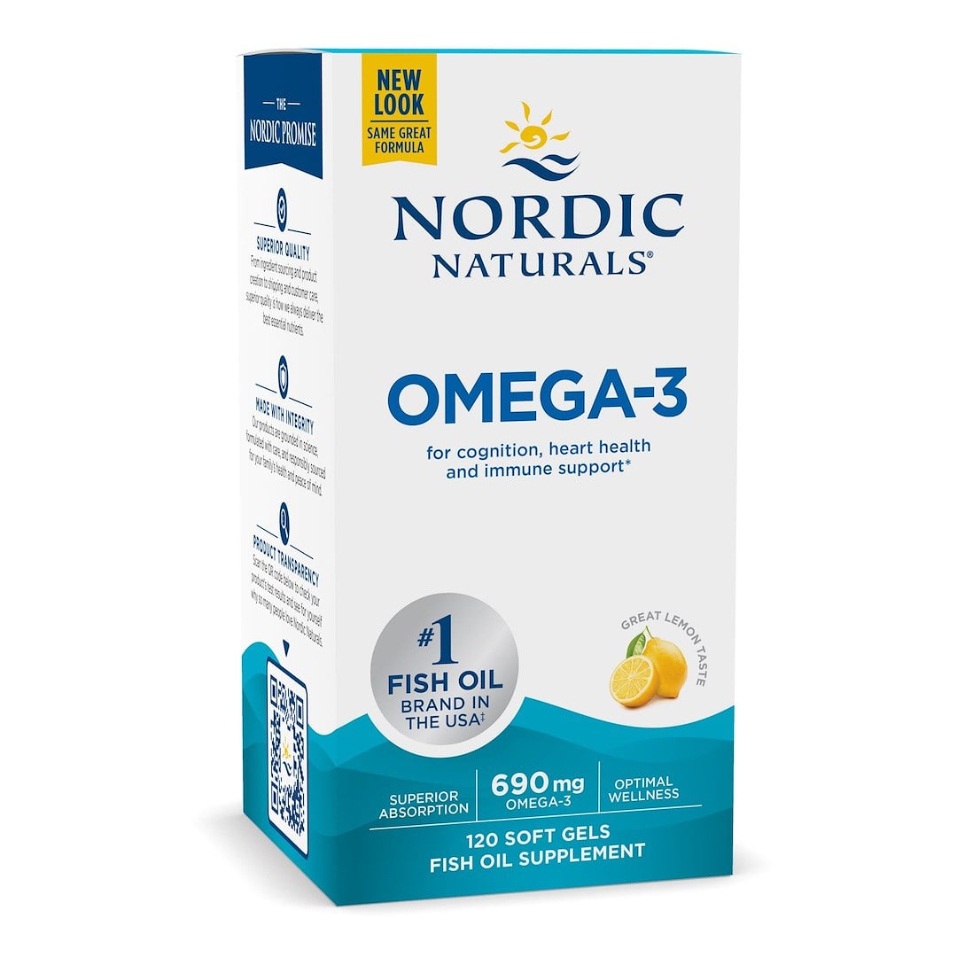 Nordic Naturals - Omega-3, 690mg Citron (EAN 768990027604) - 120 bløde kapsler