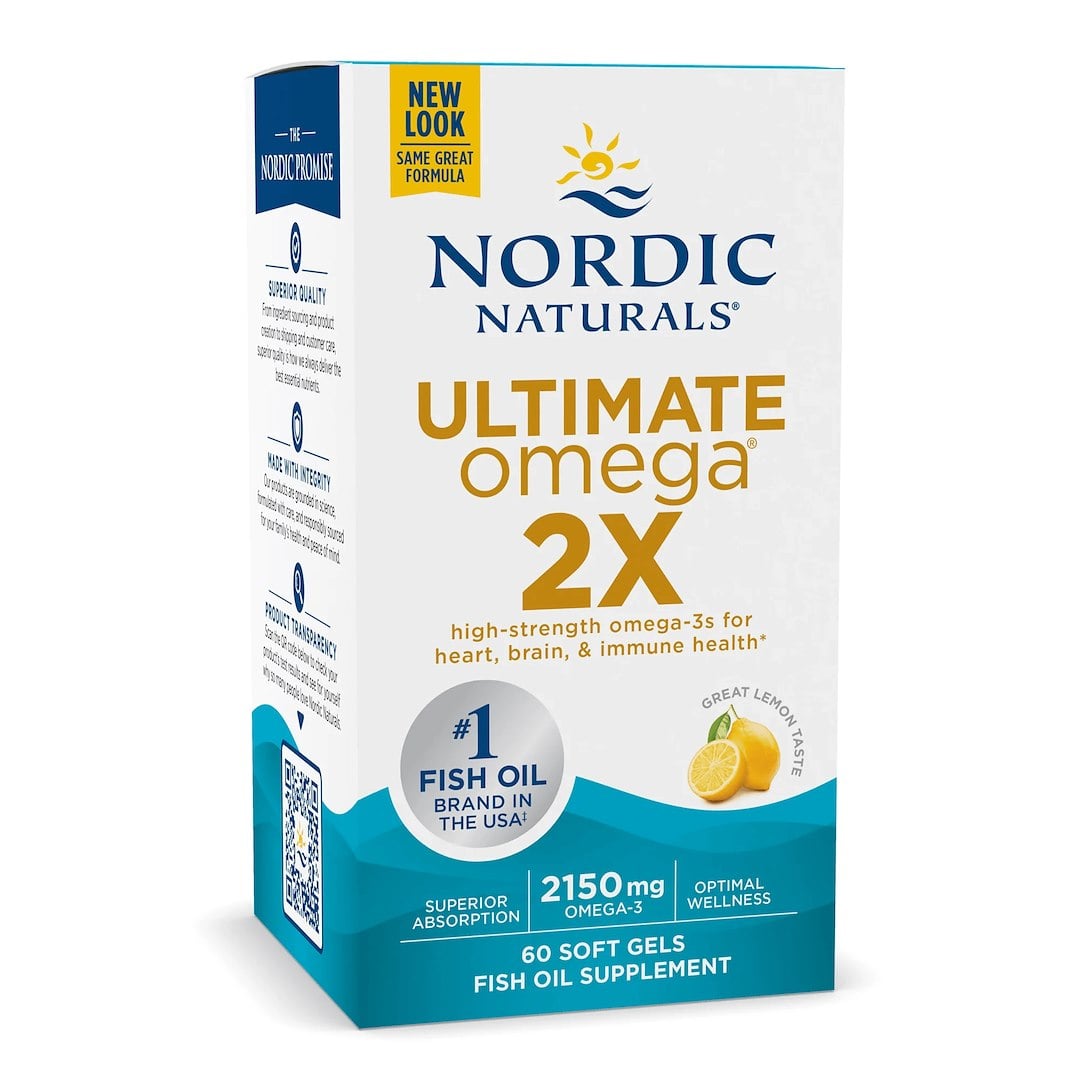 Nordic Naturals - Ultimate Omega 2X, 2150 mg Citron + 60 bløde gelkapsler