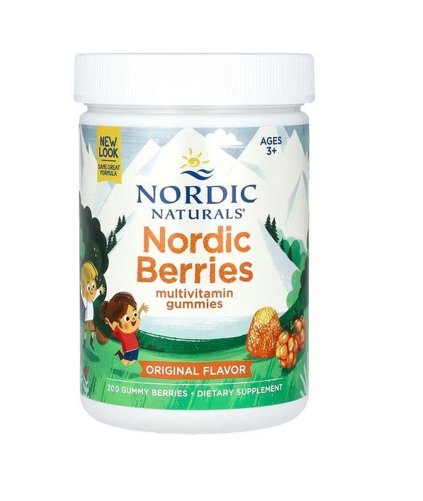 Nordic Naturals - Nordic Berries Multivitamin, Original Flavor - 200 gummy berries