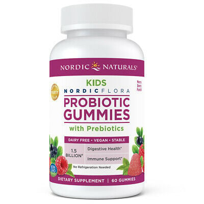 Nordic Naturals - Probiotic Gummies Kids, Merry Berry Punch - 60 gummies
