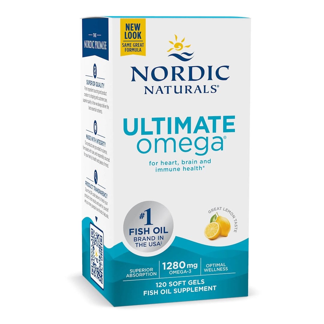 Nordic Naturals - Ultimate Omega, 1280mg Lemon (EAN 768990027901) - 120 softgels