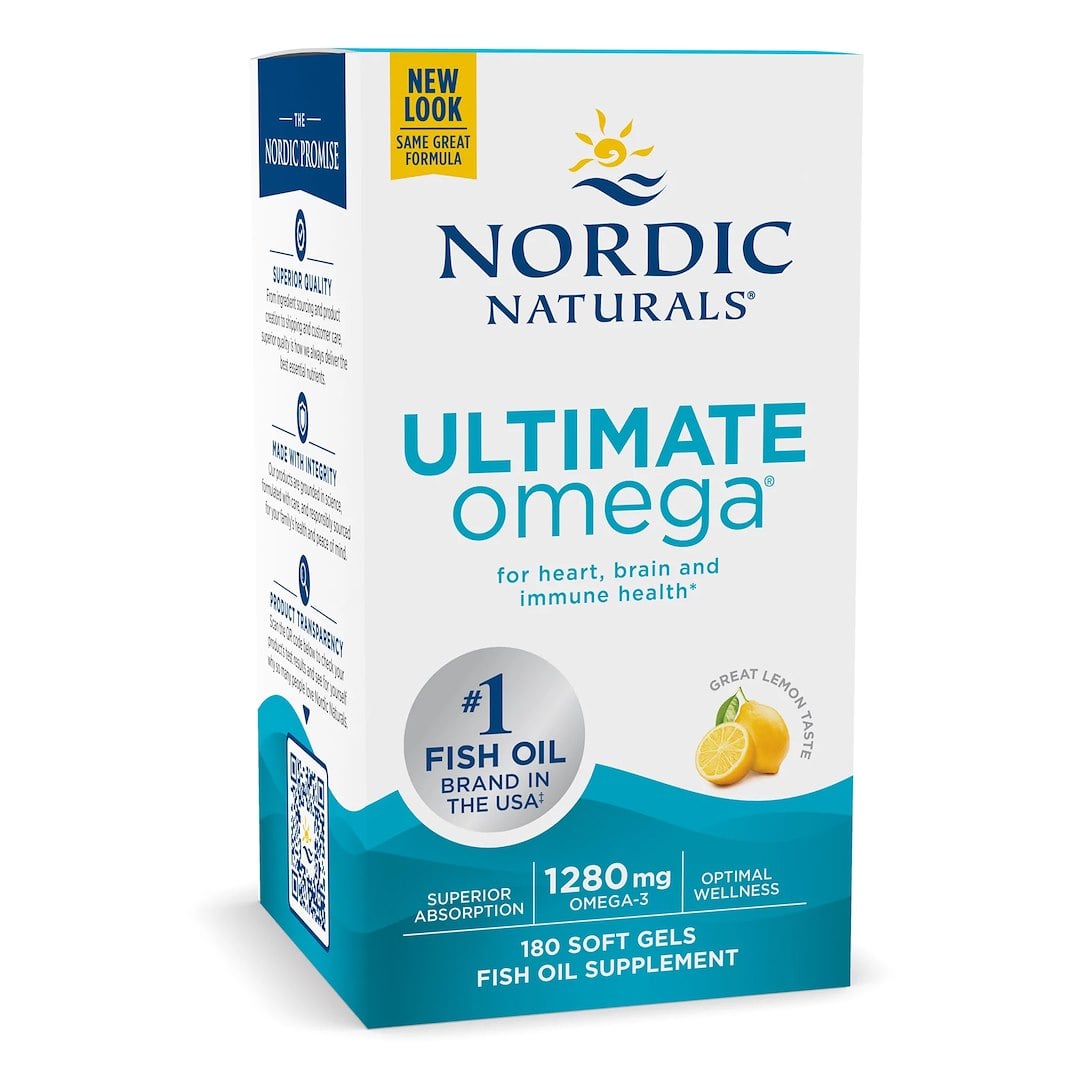 Nordic Naturals - Ultimate Omega, 1280mg Citron (EAN 768990037900) - 180 bløde kapsler