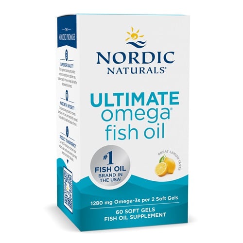 Nordic Naturals - Ultimate Omega, 1280mg Lemon (EAN 768990891090) - 60 softgels