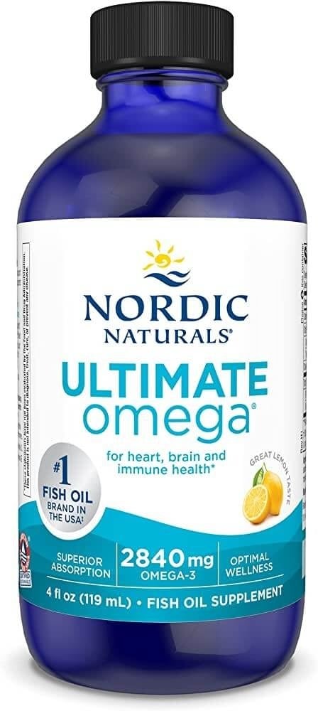 Nordic Naturals - Ultimate Omega, 2840mg Lemon - 119 ml.