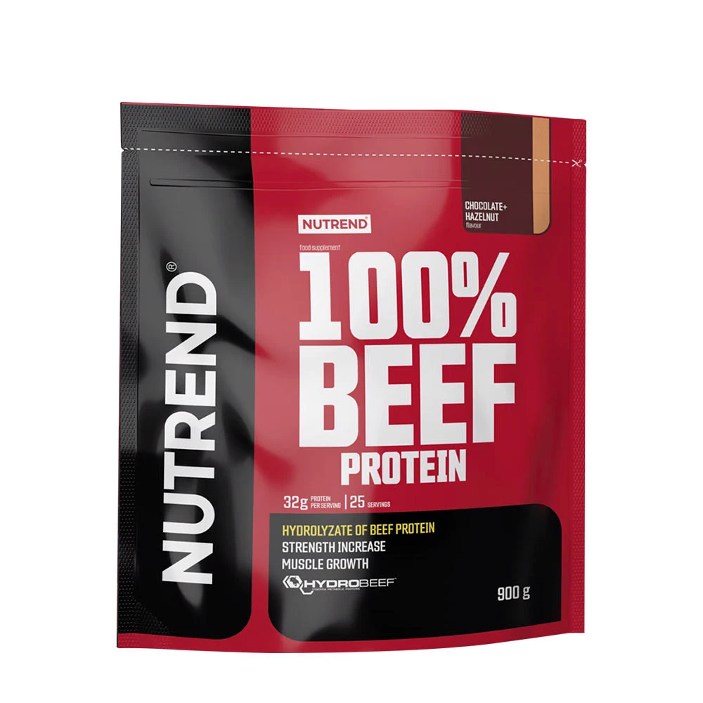 Nutrend - 100% Beef Protein, Chocolate Hazelnut - 900g