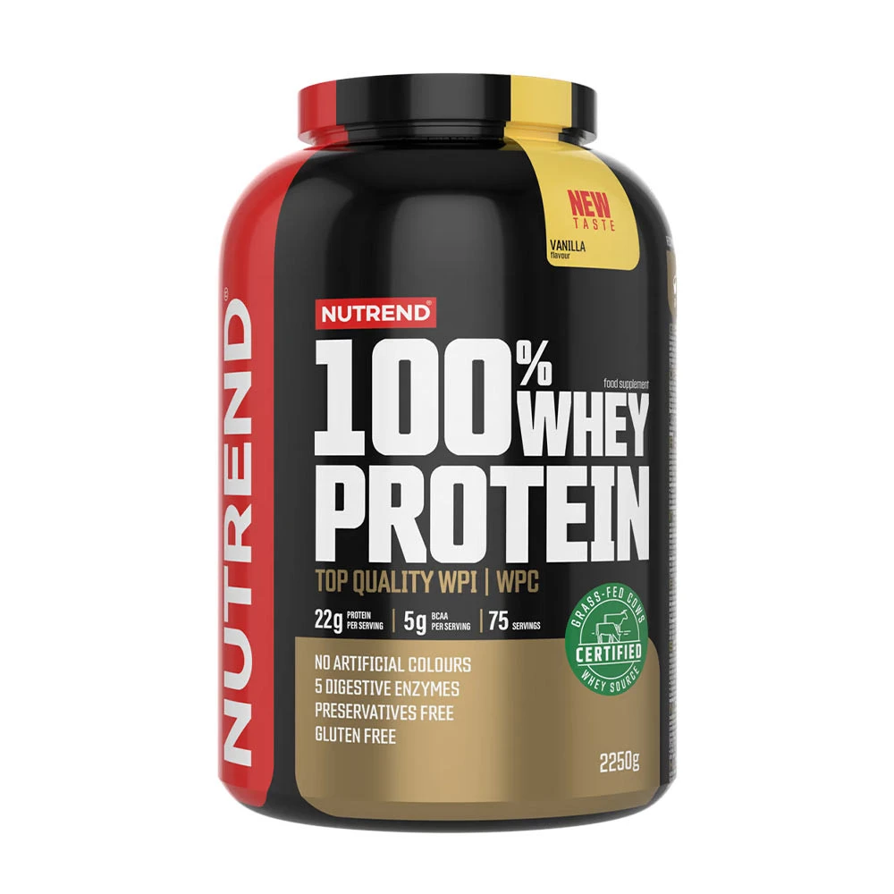 Nutrend - 100% Whey Protein, Vanilla - 2250g