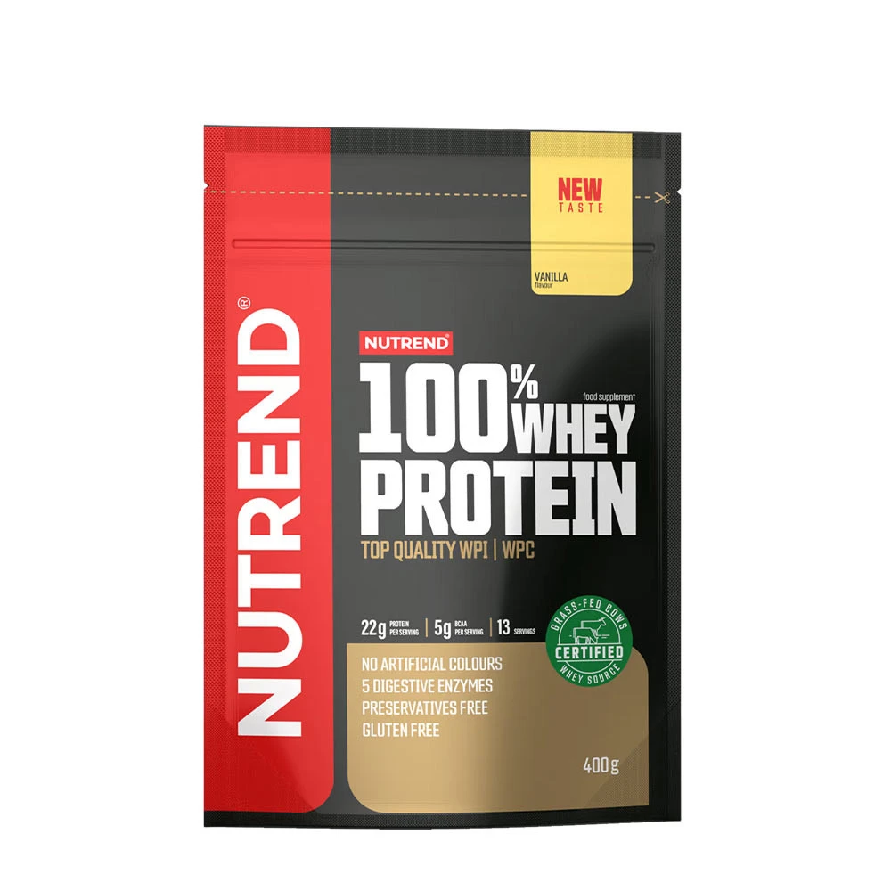 Nutrend - 100% Whey Protein, Vanilla - 400g