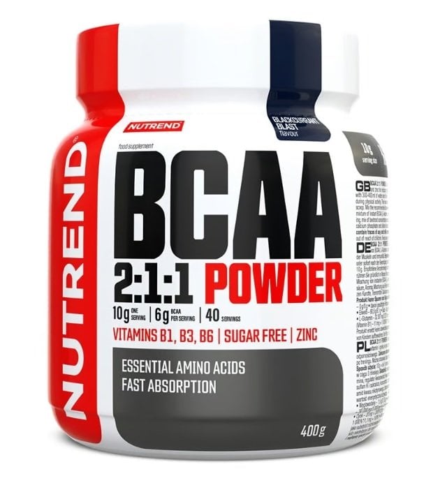 Nutrend - BCAA 2:1:1 Pulver, Solbær - 400g