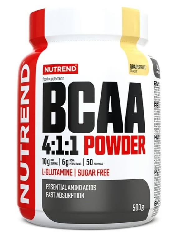 Nutrend - BCAA 4:1:1 Pulver, Grapefrugt - 500g
