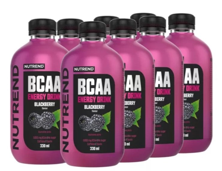 Nutrend - BCAA Energy Drink, Blackberry - 8 x 330 ml.