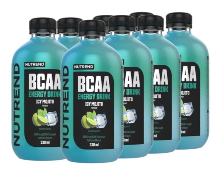 Nutrend - BCAA Energy Drink, Icy Mojito - 8 x 330 ml.