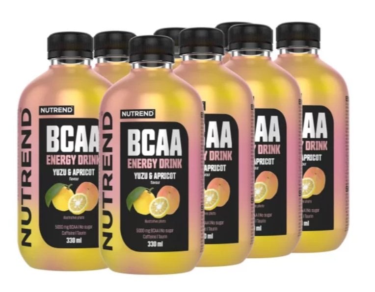 Nutrend - BCAA Energy Drink Yuzu & Abrikos 8 x 330 ml