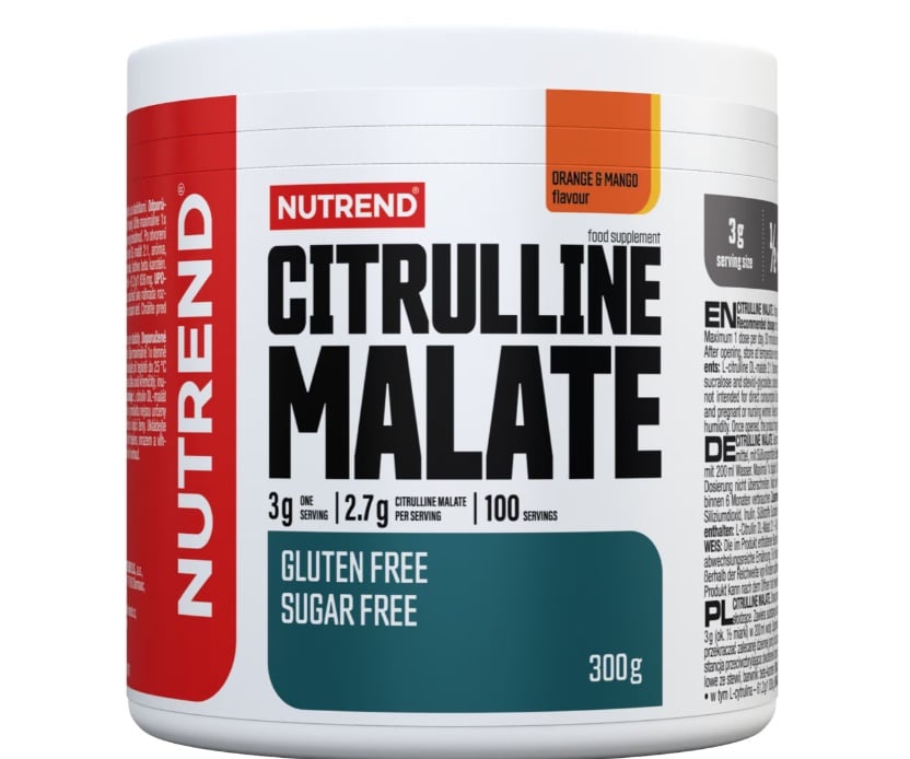 Nutrend - Citrulline Malate, Orange & Mango - 300g
