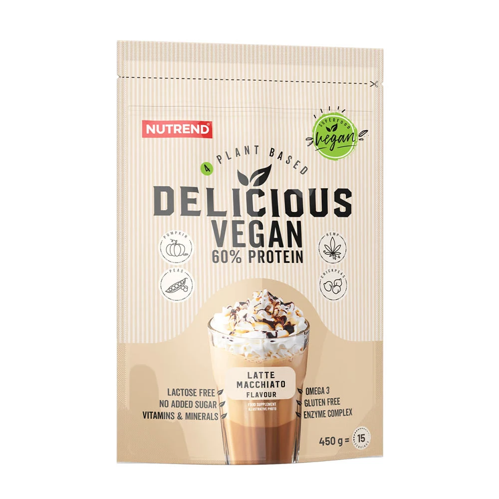 Nutrend - Delicious Vegan, Latte Macchiato - 450g