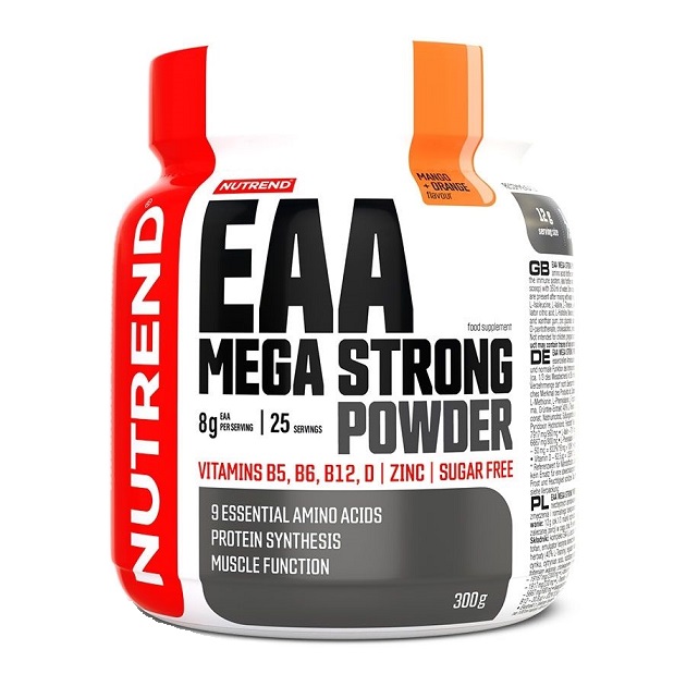 Nutrend - EAA Mega Strong Powder, Mango + Orange - 300g