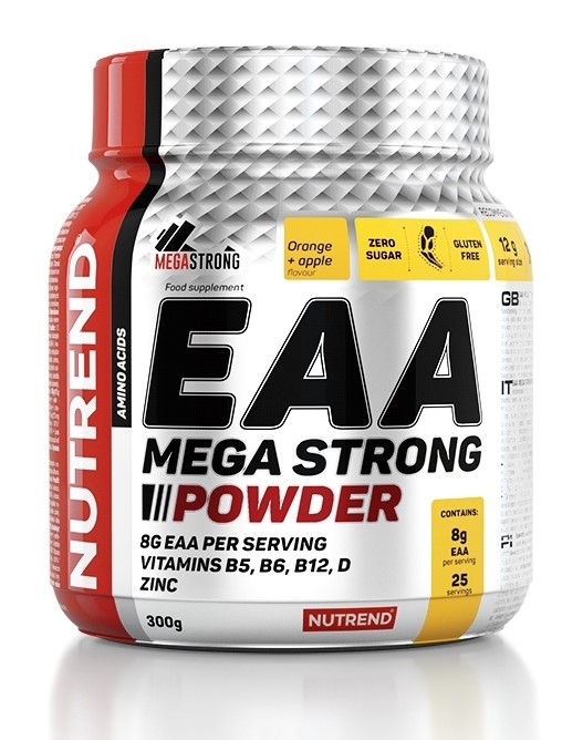 Nutrend - EAA Mega Strong Powder, Orange + Apple - 300g