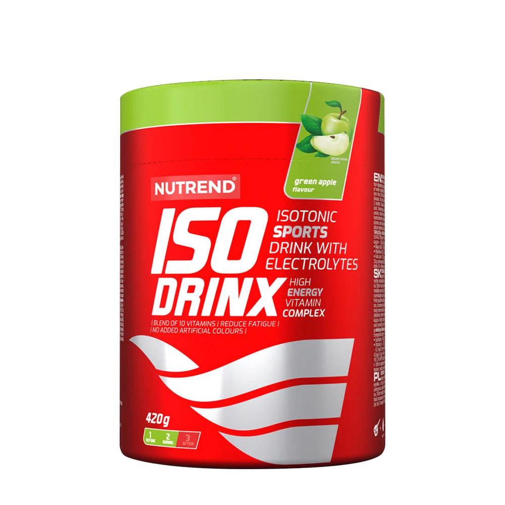 Nutrend - IsoDrinx Grønne Æble 420g