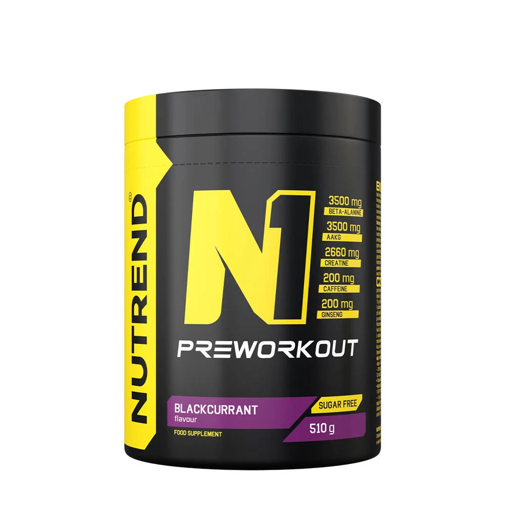 Nutrend - N1 Pre-Workout, Blackcurrant - 510g