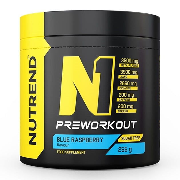 Nutrend - N1 Pre-Workout, Blue Raspberry - 255g