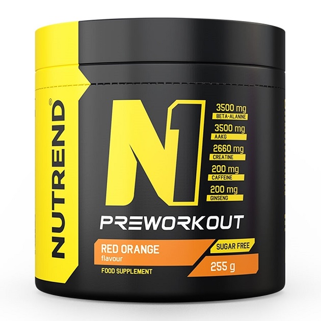 Nutrend - N1 Pre-Workout, Red Orange - 255g