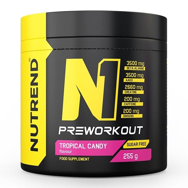 Nutrend - N1 Pre-Workout, Tropical Candy - 255g
