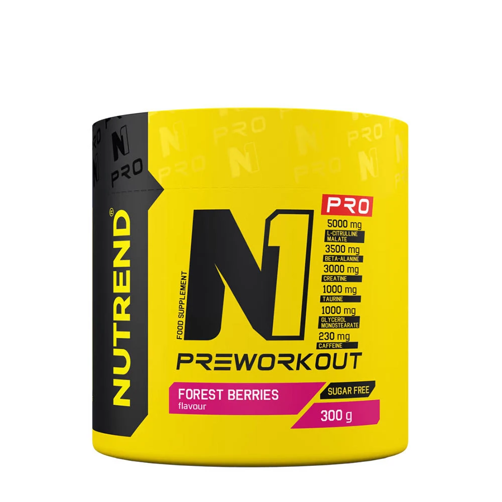 Nutrend - N1 Pro Pre-Workout, Forest Berries - 300g