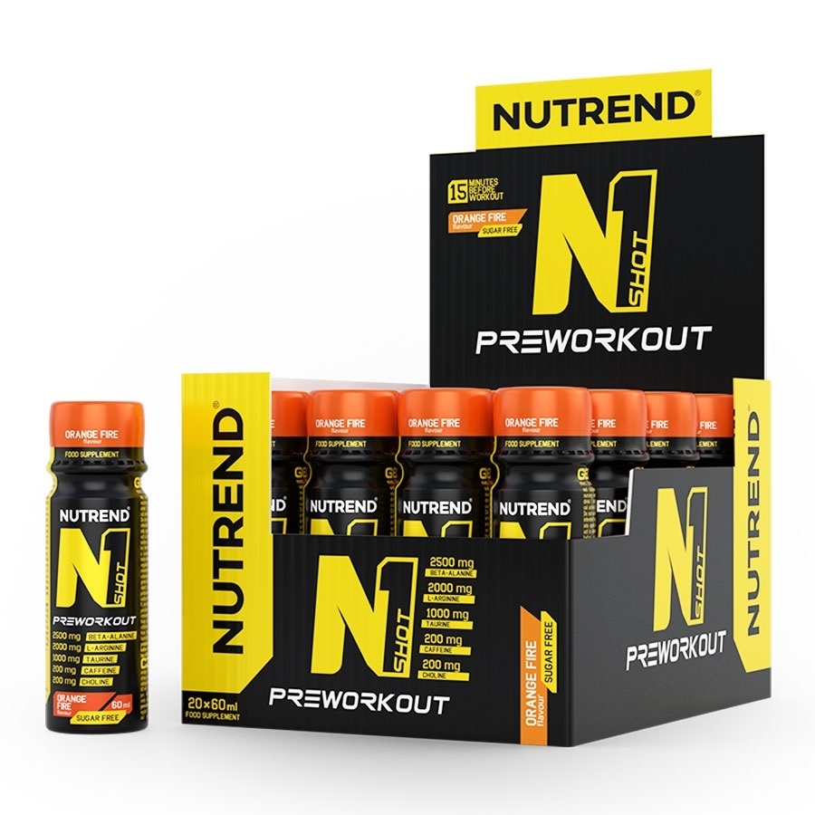 Nutrend - N1 Shot, Orange Fire - 20 x 60 ml.