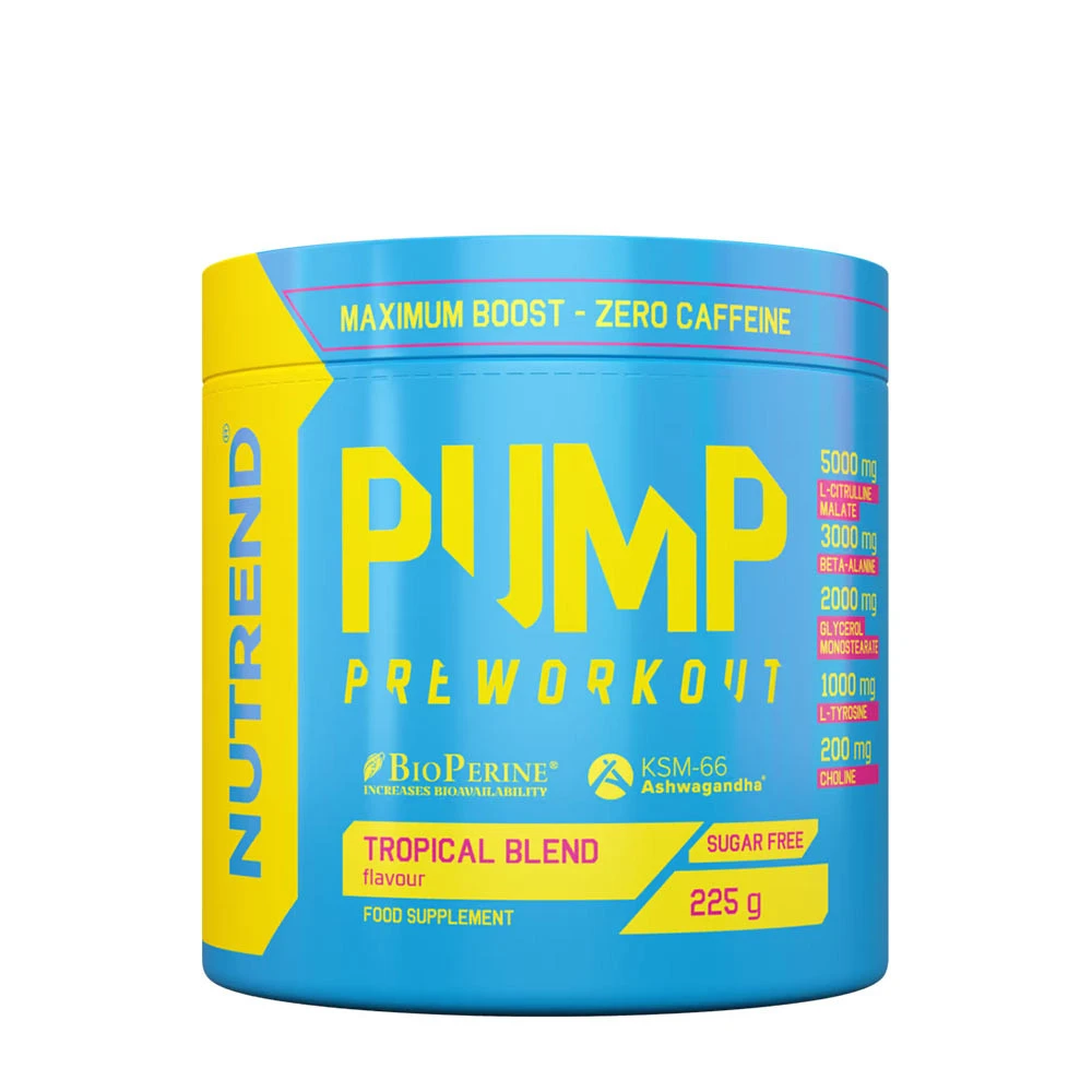 Nutrend - Pump Pre-Workout, Tropical Blend - 225g