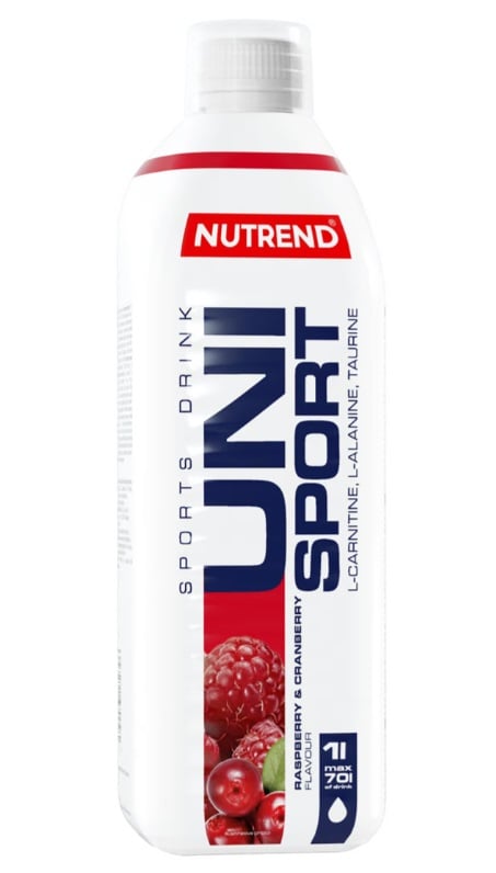 Nutrend - Unisport, Raspberry & Cranberry - 1000 ml.