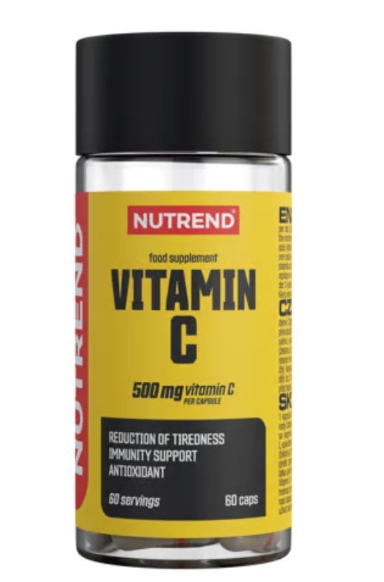 Nutrend - Vitamin C, 500mg - 60 kapsler