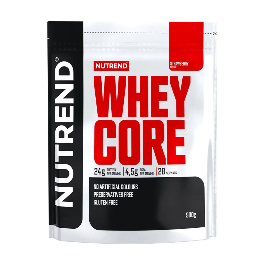 Nutrend - Whey Core, Strawberry - 900g