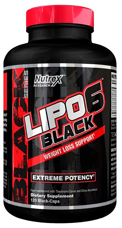 Nutrex - Lipo-6 Black 120 flydende kapsler
