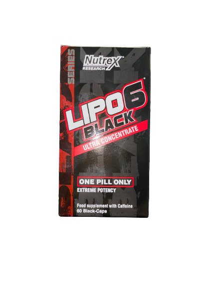 Nutrex - Lipo-6 Black Ultra Concentrate, Extreme Potency - 60 black caps