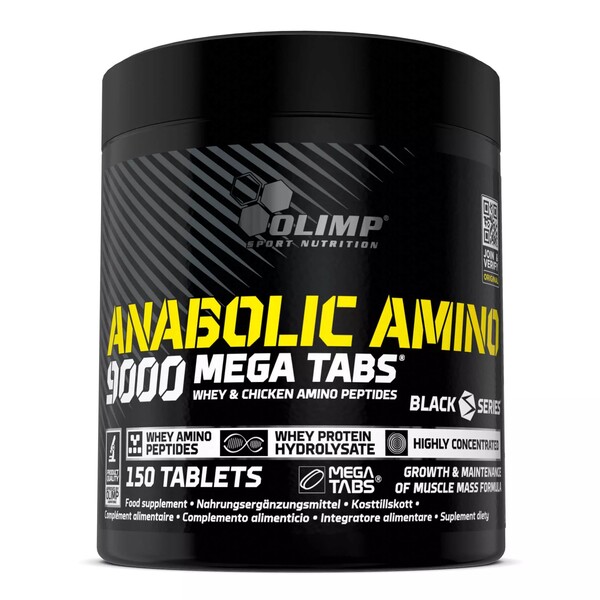 Olimp Nutrition - Anabolic Amino 9000, Mega Tabs - 150 tabs
